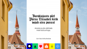 Kirikufond kogus paari nädalaga Pärnu Eliisabeti kiriku torni jaoks 35 000 eurot